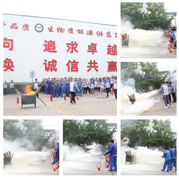 隨后，集團消防安全員為廣大職工講解滅火器和消防水槍的使用方法，并現(xiàn)場演示。廣大員工積極參與到教學演練當中，進一步鞏固消防培訓知識。