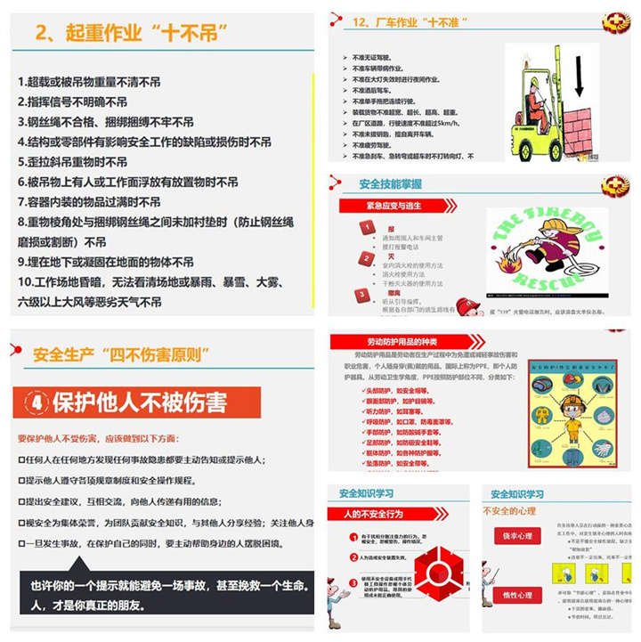 生產(chǎn)部部長(zhǎng)趙廣寧給生產(chǎn)部所有員工培訓(xùn)了什么是安全生產(chǎn)、勞動(dòng)防護(hù)用品的種類以及使用規(guī)范、起重作業(yè)注意事項(xiàng)、應(yīng)急、環(huán)保法律法規(guī)、管理制度等內(nèi)容。.jpg